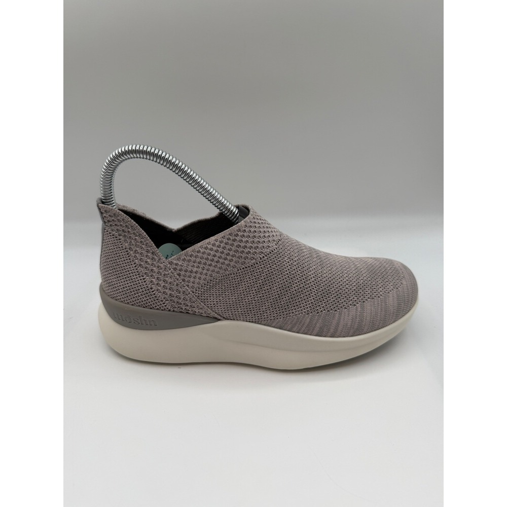 Moshn Rise Sneakers, Women's 6 M, Rose Smoke Knit Slip On Walking Shoes, NWOB
